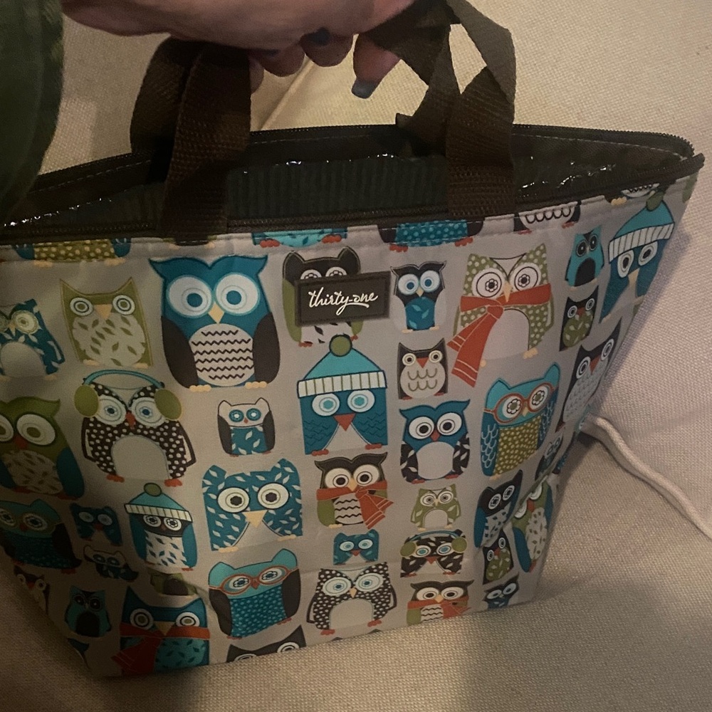 Owl Print Tote Bag - Picture 5 of 5
